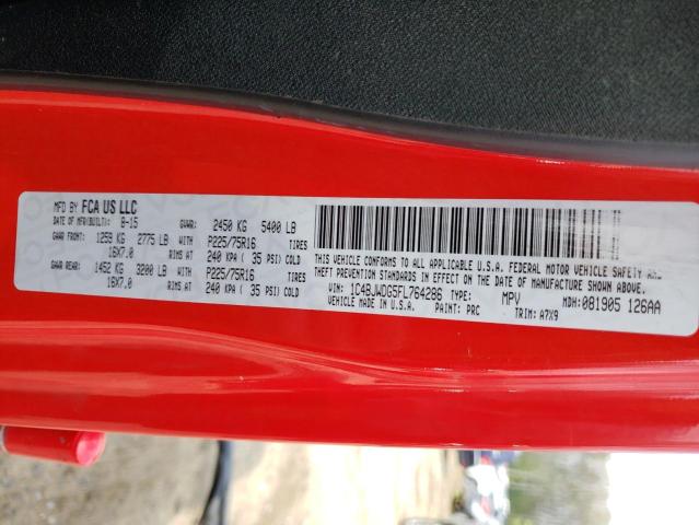 1C4BJWDG5FL764286 Jeep Wrangler Unlimited Sport