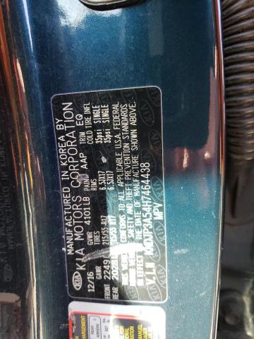 KNDJP3A54H7464438 KIA SOUL +