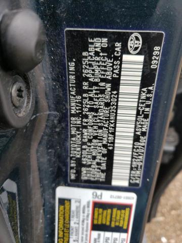 2017 TOYOTA CAMRY LE - 4T1BF1FK4HU353024