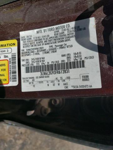 3LN6L2G93FR612831 Lincoln MKZ