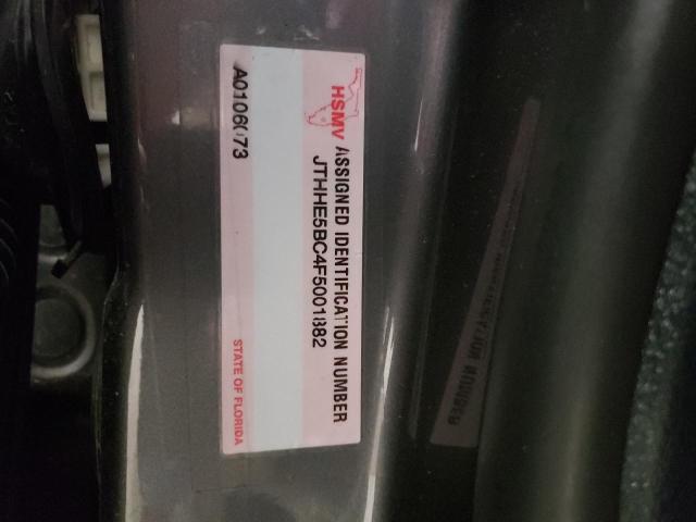 2015 LEXUS RC 350 - JTHHE5BC4F5001882
