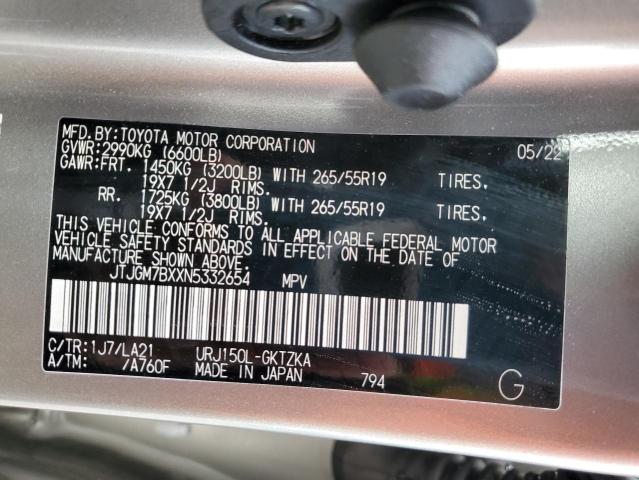 Auction sale of the 2022 LEXUS GX , vin: JTJGM7BXXN5332654, lot number: 48936623