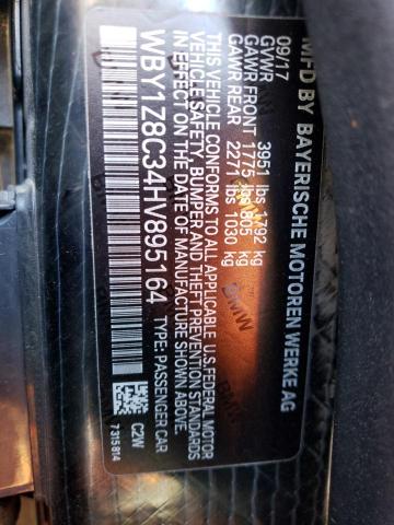 2017 BMW I3 REX - WBY1Z8C34HV895164