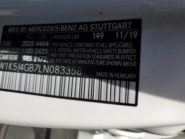 W1K5J4GB7LN083358 Mercedes-Benz CLA 250