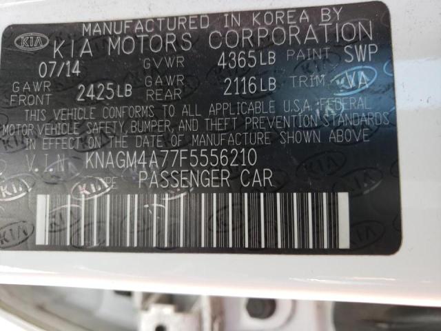 KNAGM4A77F5556210 KIA Optima Lx