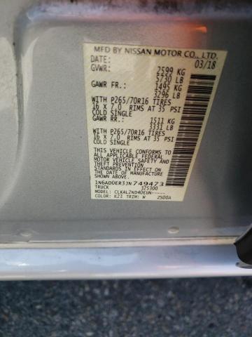 2018 NISSAN FRONTIER S - 1N6AD0ER3JN749473