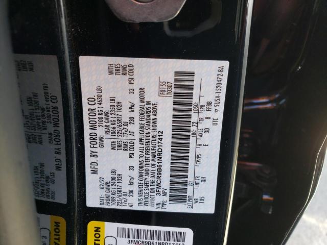 3FMCR9B61NRD17412 Ford Bronco Sport Big Bend