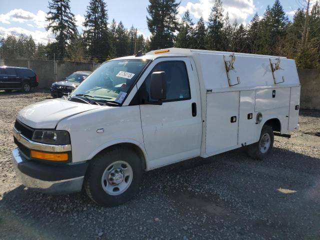 Salvage cars for sale from Copart Graham, WA: 2018 Chevrolet Express G3500