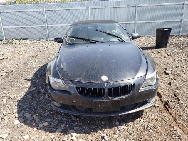 VIN: WBAEB53578CX61300 Auction: COPART Lot: 47697533 Location: NY - NEWBURGH WBAEB53578CX61300 BMW 6 SERIES 2008 BLACK Photo 5