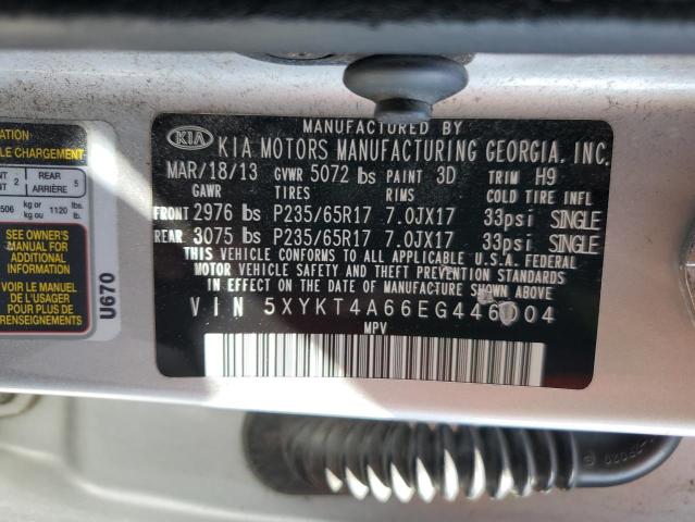 5XYKT4A66EG446004 KIA SORENTO LX