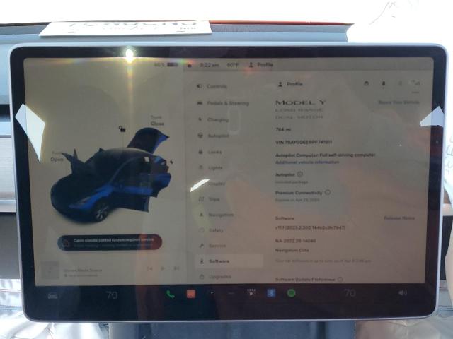 7SAYGDEE6PF741911 Tesla Model Y