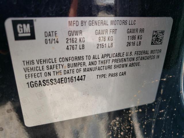 1G6AS5S34E0161447 Cadillac Cts Performance Collection