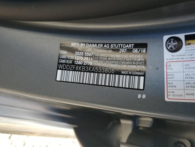 2019 MERCEDES-BENZ E 63 AMG-S - WDDZF8KB3KA533806