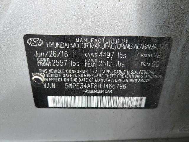 2017 HYUNDAI SONATA SPO - 5NPE34AF8HH466796