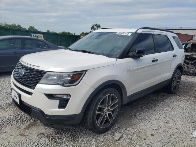 Ford Explorer salvage cars for sale: 2018 Ford Explorer Sport