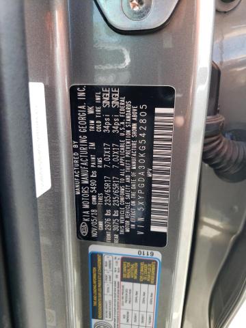 5XYPGDA30KG542805 KIA SORENTO L