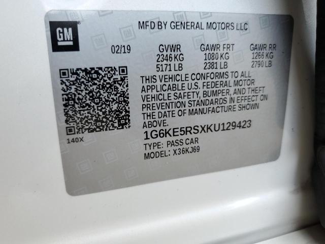 2019 CADILLAC CT6 PREMIU - 1G6KE5RSXKU129423