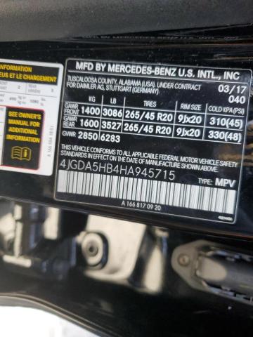 4JGDA5HB4HA945715 Mercedes-Benz Gle 350 4matic