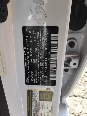 5XXGM4A76EG327045 KIA Optima Lx