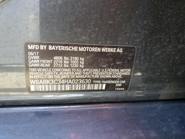 WBA8K3C34HA023630 BMW 330 XI