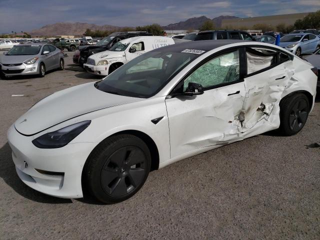 Salvage cars for sale at Las Vegas, NV auction: 2022 Tesla Model 3