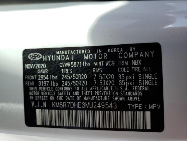2021 HYUNDAI PALISADE C - KM8R7DHE3MU249543