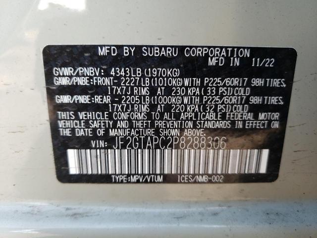 JF2GTAPC2P8288306 Subaru Crosstrek Premium