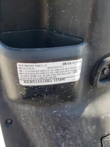 2017 YAMAHA YW50 F RKRSA43A9HA123490