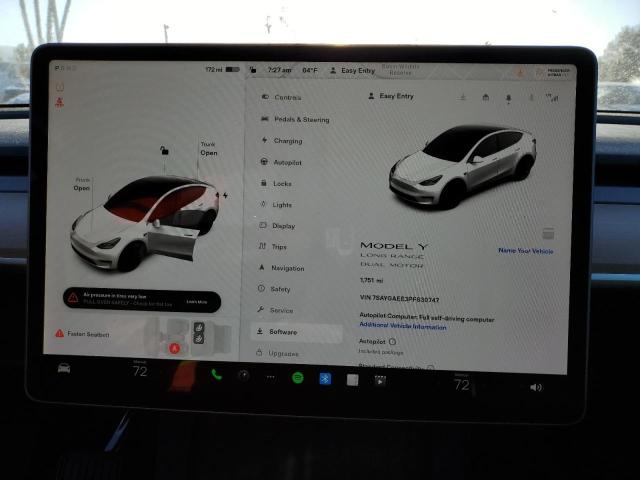 7SAYGAEE3PF630747 Tesla Model Y