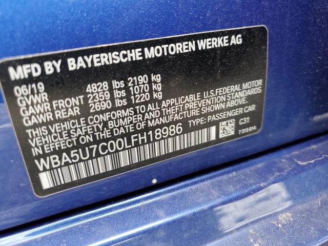WBA5U7C00LFH18986 BMW M340I