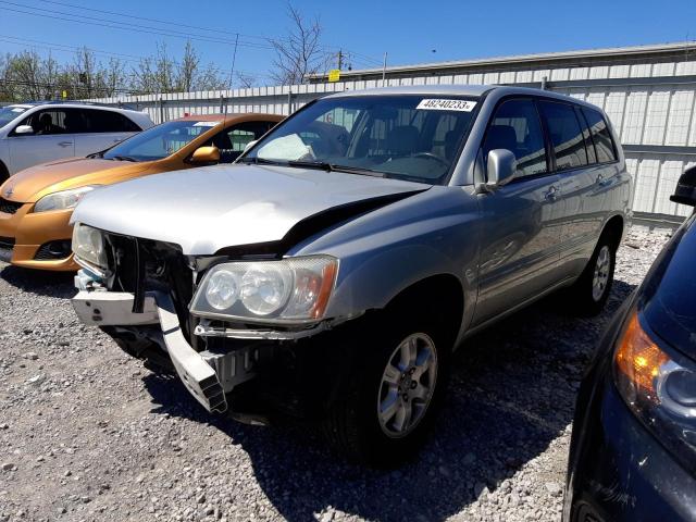 Salvage cars for sale from Copart Walton, KY: 2003 Toyota Highlander Limited