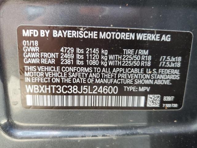 WBXHT3C38J5L24600 BMW X1 Xdrive28i