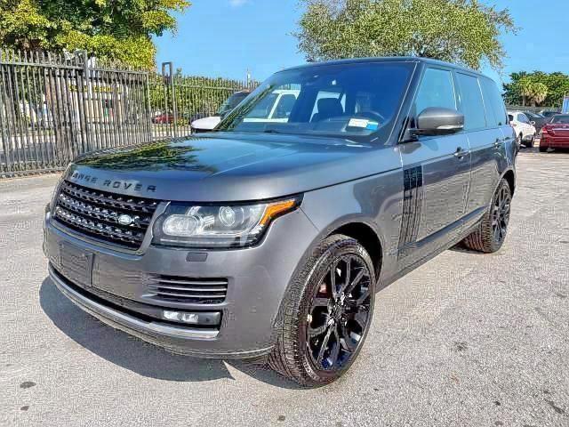 Salvage cars for sale from Copart Opa Locka, FL: 2016 Land Rover Range Rover HSE