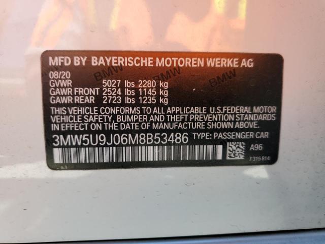 2021 BMW M340XI - 3MW5U9J06M8B53486