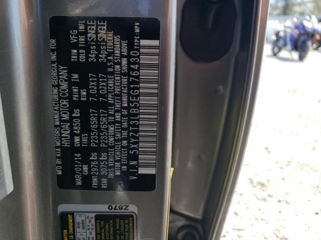 5XYZT3LB5EG176430 Hyundai SANTA FE SPORT