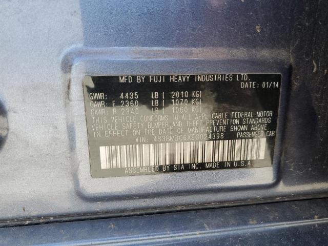 4S3BMBC6XE3024398 Subaru Legacy 2.5i Premium