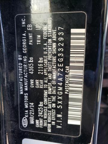 5XXGM4A72EG332937 KIA Optima Lx