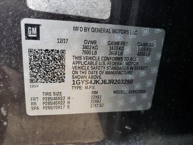 2018 CADILLAC ESCALADE E - 1GYS4JKJ6JR203250