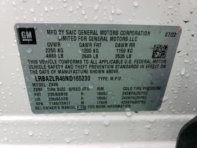 2022 BUICK ENVISION P - LRBAZLR46ND165230