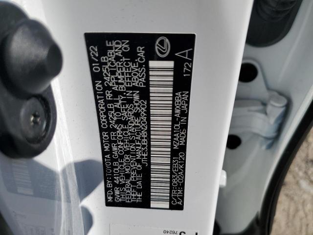 2022 LEXUS UX 200 BAS JTHE3JBH8N2049902