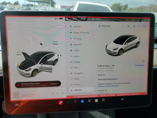 5YJ3E1EBXMF066237 Tesla MODEL 3