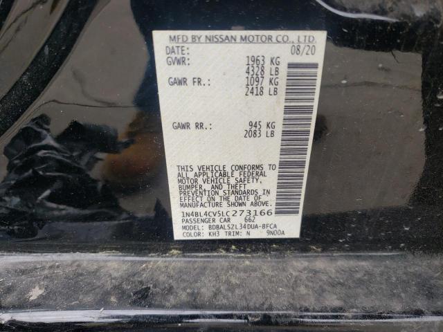 1N4BL4CV5LC273166 Nissan ALTIMA SR