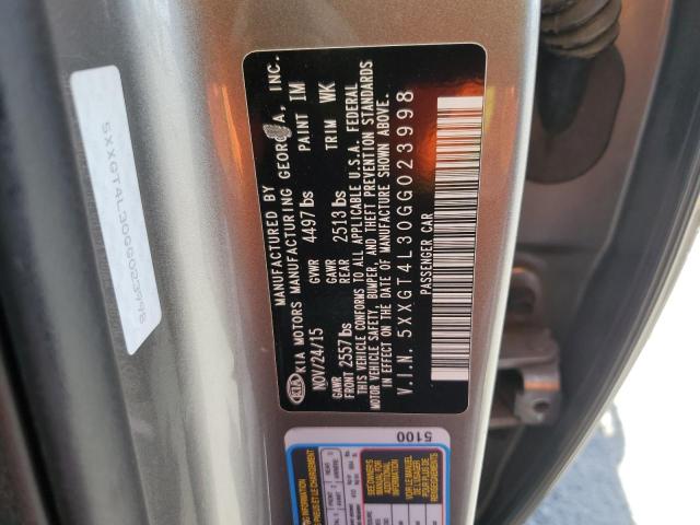 5XXGT4L30GG023998 KIA Optima Lx