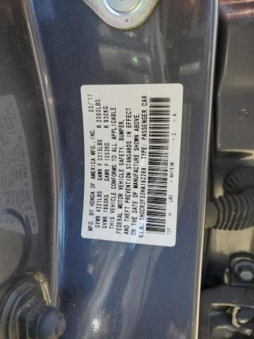 VIN 1HGCR2F50HA182288 2017 HONDA ACCORD no.12