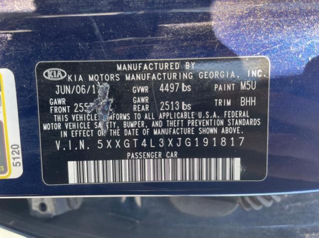 5XXGT4L3XJG191817 KIA Optima Lx