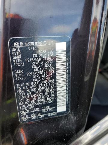 JN8AF5MR6HT700581 Nissan JUKE S