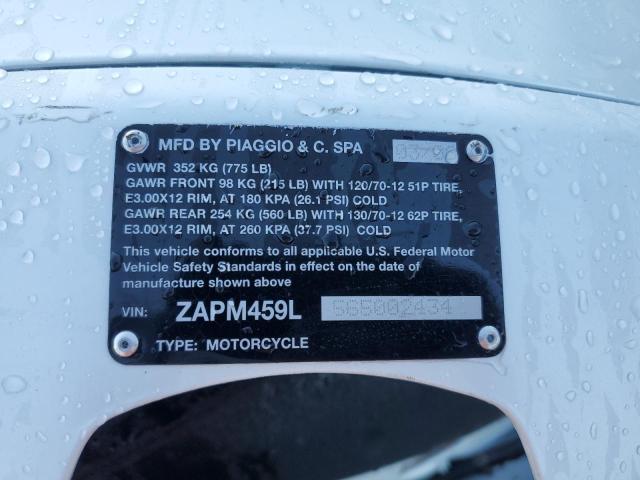 2006 VESPA GTS 250 ZAPM459L565002434