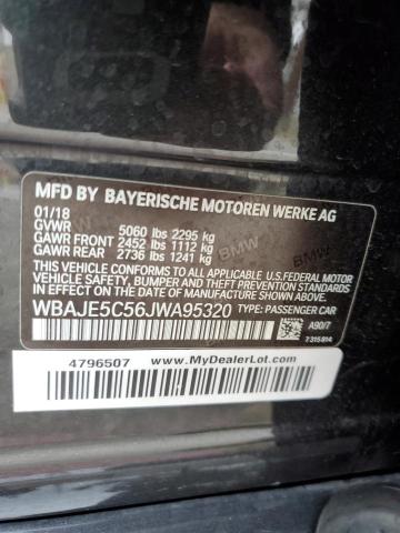 2018 BMW 540 I - WBAJE5C56JWA95320