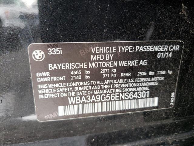 WBA3A9G56ENS64301 BMW 335 I