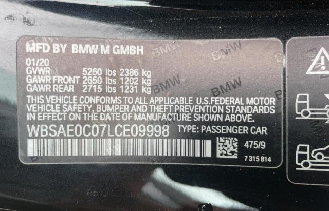 WBSAE0C07LCE09998 BMW M8